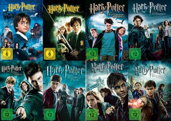 Гарри Поттер: все серии подряд, список фильмов по порядку (хронология и названия)